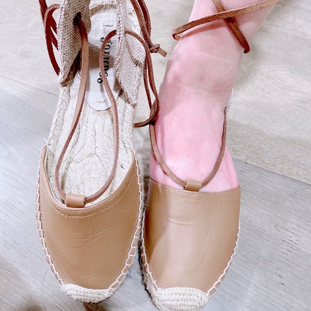 Soludos sexy ballerina laceup espadrilles